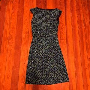 Lauren Ralph Lauren Green and Blue Midi Dress